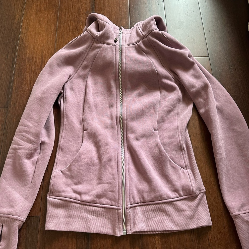 Lululemon Scuba Full Zip Hoodie Lavender Lux/Mirror Silver
